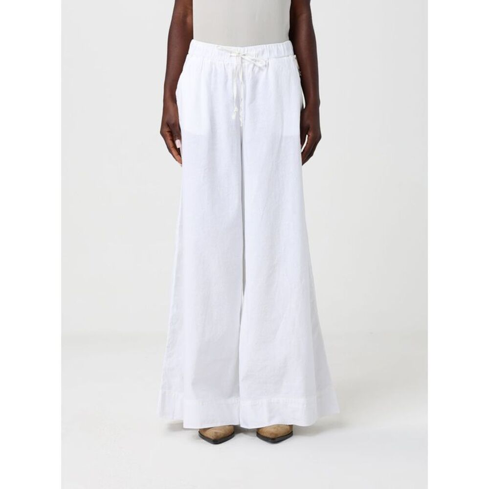 Mason's Women Linen Blend Flared Trousers Mason's